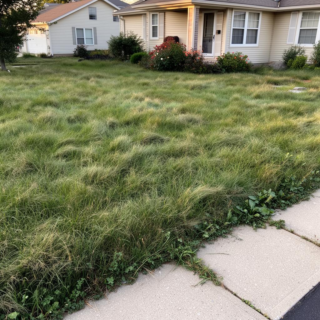 Overgrown to manicured before